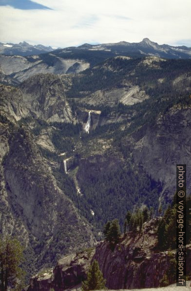 Nevada Falls et Vernal Falls sur le Merced River. Photo © André M. Winter