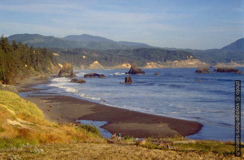 Côte de l'Oregon au soleil. Photo © André M. Winter