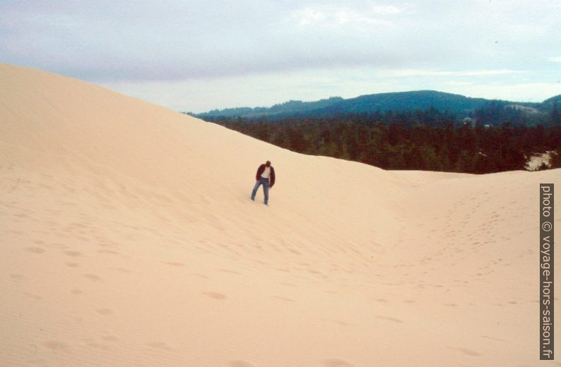 Christian sur les Oregon Sand Dunes. Photo © André M. Winter