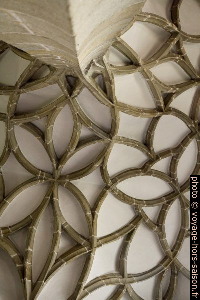 Nervures de voûtes curvilignes de la Marienkirche à Königswiesen. Photo © Alex Medwedeff