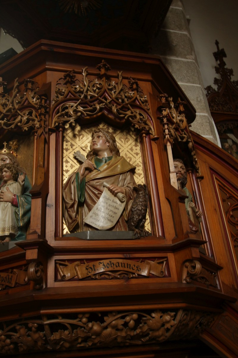 Jean le Baptiste et l'aigle. Photo © André M. Winter