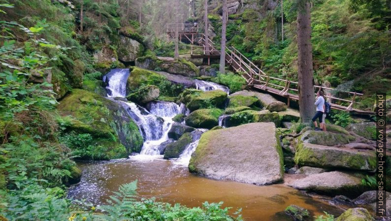 La cascade Lohnbachfall. Photo © André M. Winter