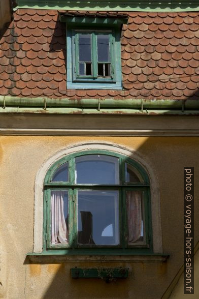 Maison en ruine dans le centre de Zwettl. Photo © Alex Medwedeff