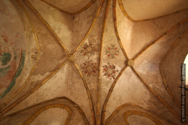 Décor des voûte de la chapelle Michaelskapelle à Zwettl. Photo © André M. Winter