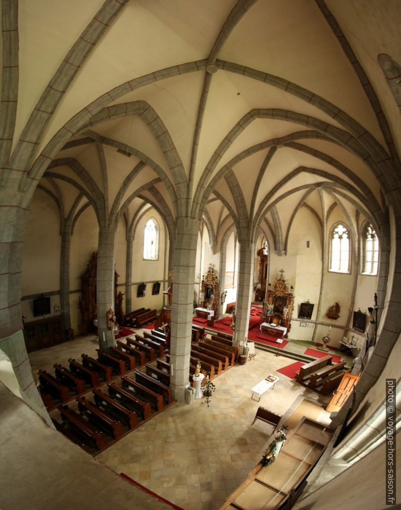 Nef de l'église-halle St. Wolfgang bei Weitra. Photo © André M. Winter