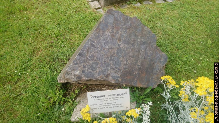 Diorite orbiculaire à Gross Gerungs. Photo © André M. Winter