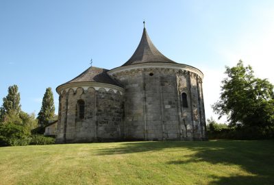Face nord de la chapelle ronde Jean le Baptiste à Petronell. Photo © André M. Winter