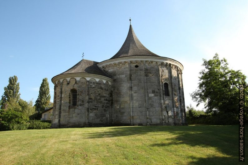 Face nord de la chapelle ronde Jean le Baptiste à Petronell. Photo © André M. Winter