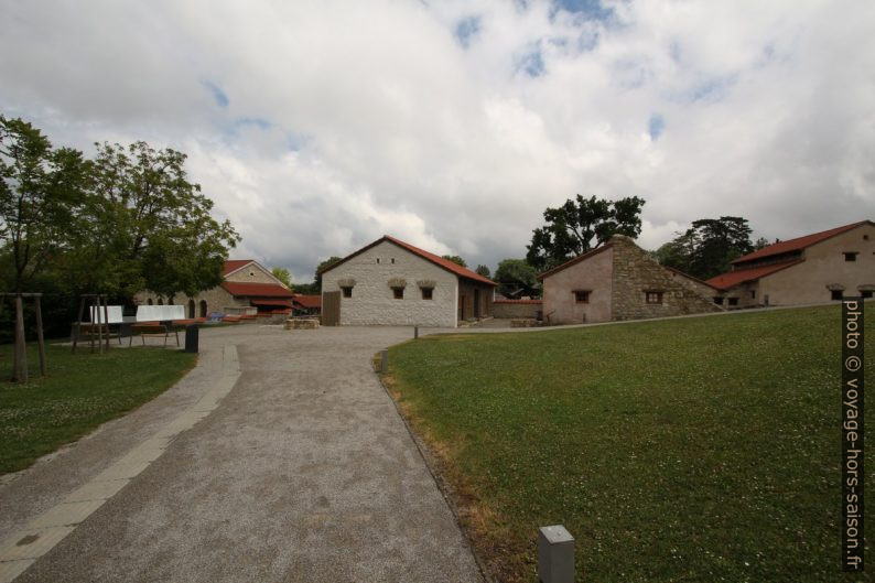 Accès aux reconstructions de Carnuntum. Photo © André M. Winter