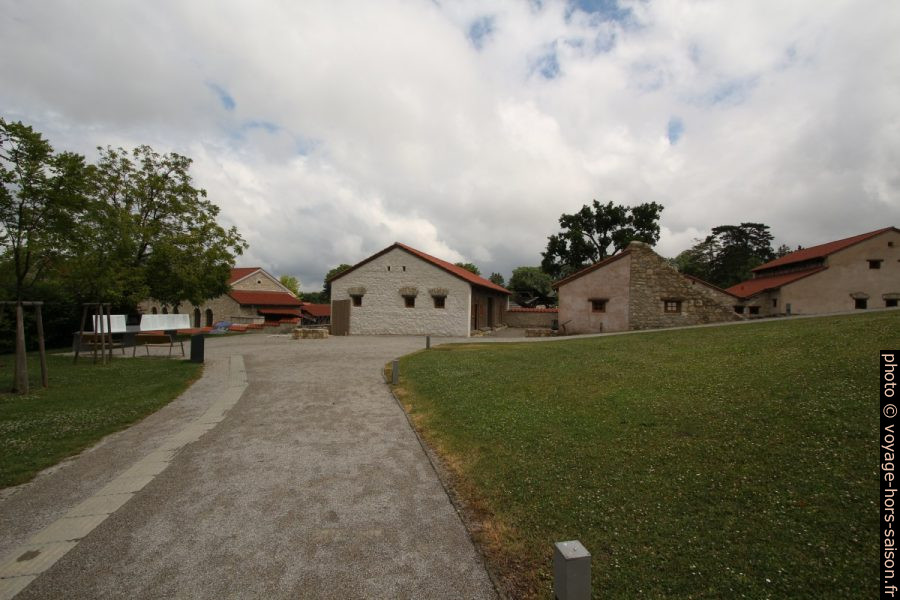 Accès aux reconstructions de Carnuntum. Photo © André M. Winter