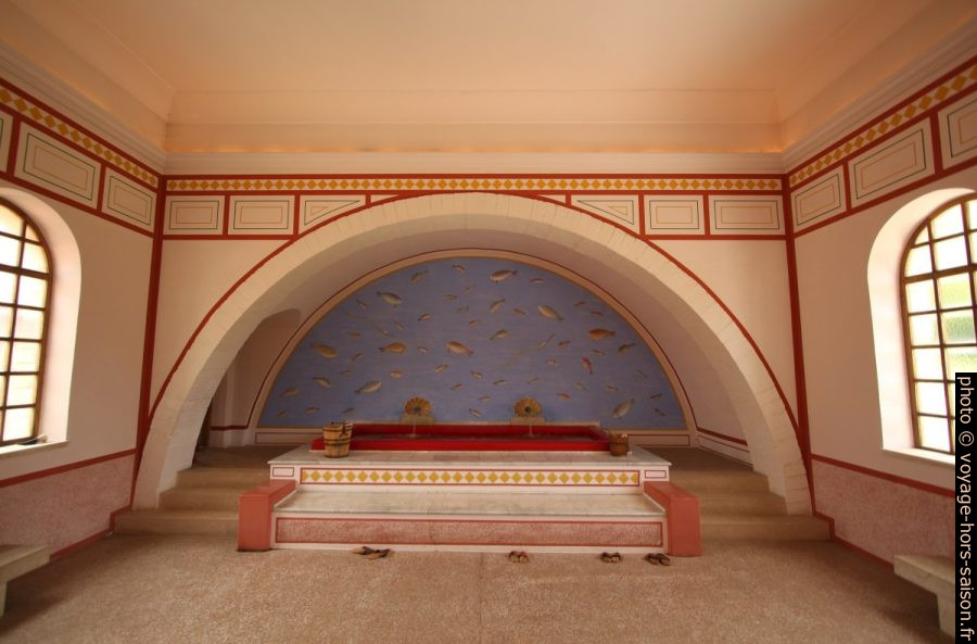 Le caldarium des petites thermes de Carnuntum. Photo © André M. Winter