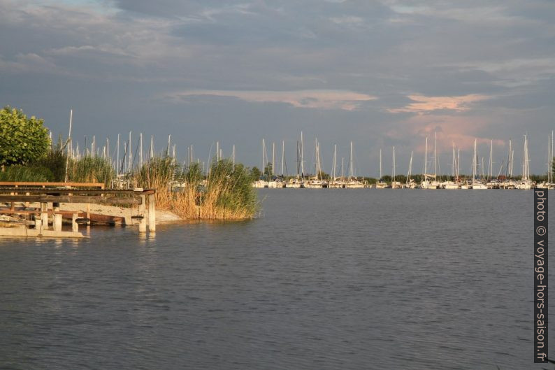 Le port de Jois sur le lac Neusiedler See. Photo © Alex Medwedeff