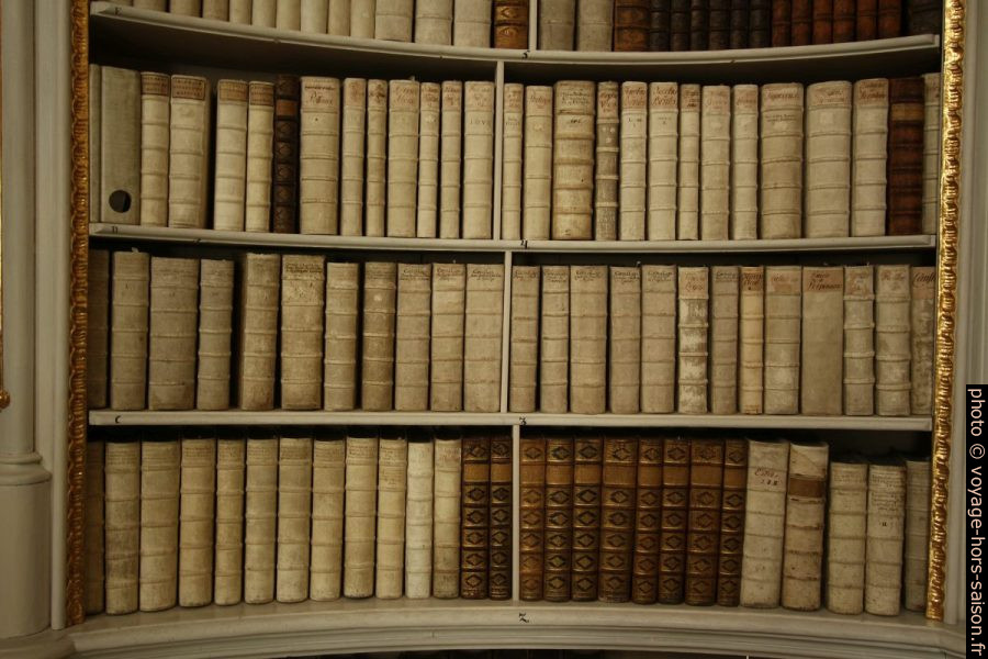 Livres sans doute obsolètes de la bibliothèque d'Admont. Photo © André M. Winter