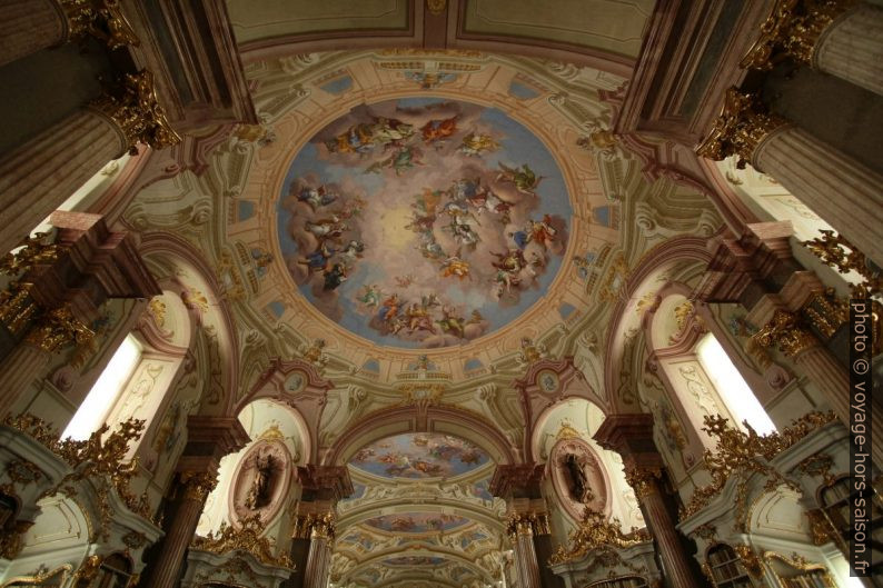 Plafond baroque de la bibliothèque d'Admont. Photo © André M. Winter