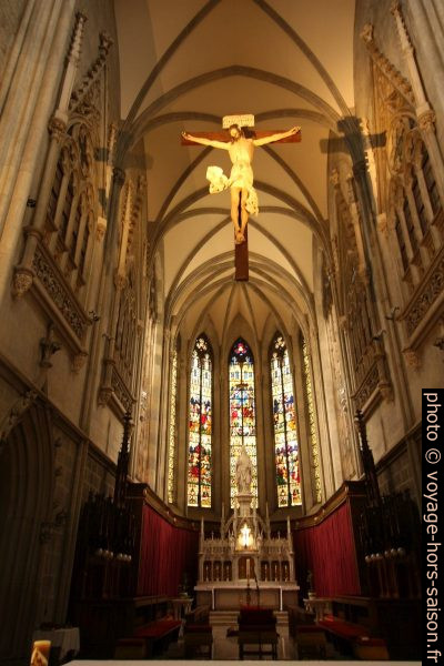 Abside de l'égise néogothique d'Admont. Photo © André M. Winter