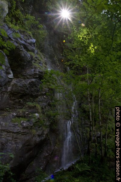 Petite cascade dans la vallée Bluntautal. Photo © Alex Medwedeff