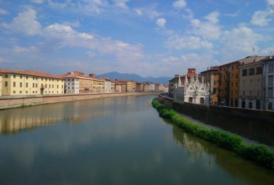 L'Arno vu en direction amont du Ponte Solferino. Photo © André M. Winter