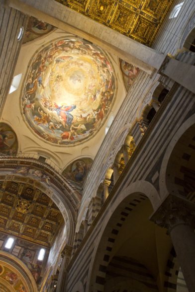 Fresques du dôme de la cathédrale de Pise. Photo © Alex Medwedeff