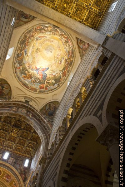 Fresques du dôme de la cathédrale de Pise. Photo © Alex Medwedeff
