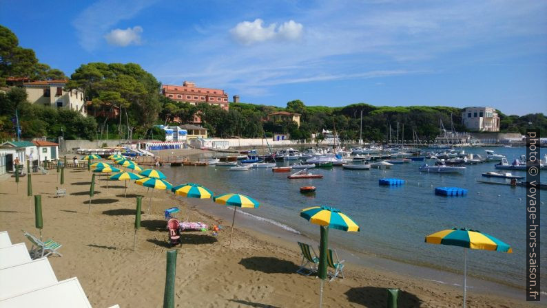 Plage de la Caletta Castiglioncello. Photo © André M. Winter