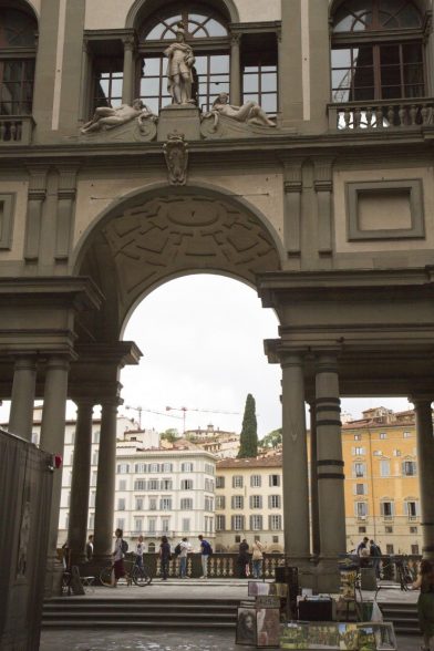 Passerelle de la Galleria degli Uffizi. Photo © Alex Medwedeff