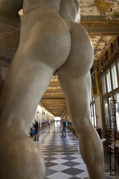 Les fesses d'Hercules, sculpture romaine. Photo © André M. Winter