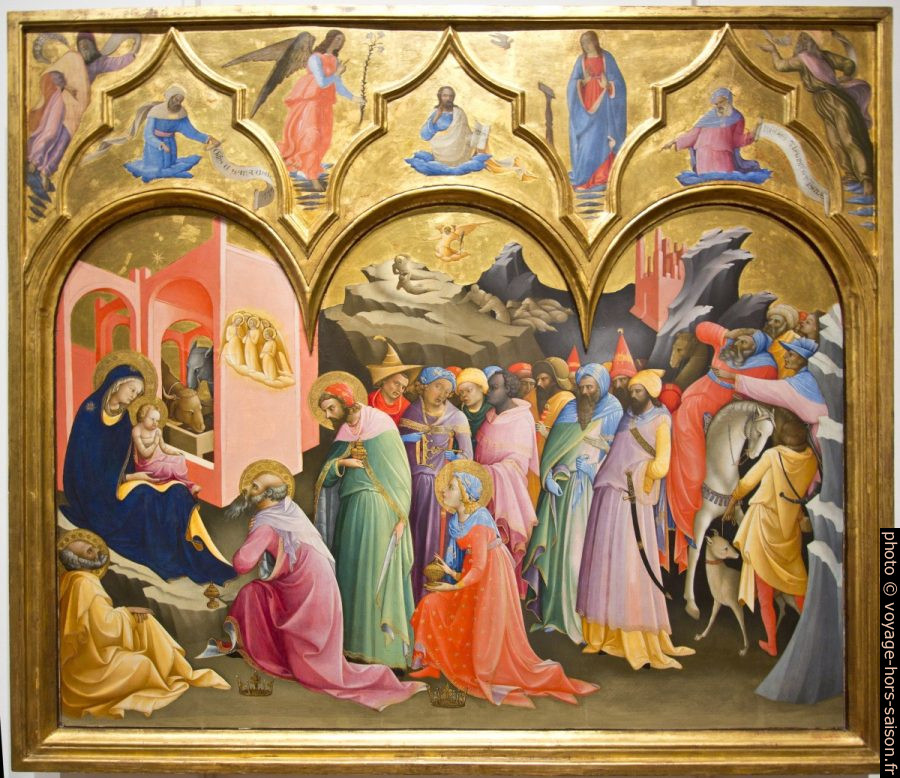 Adorazione dei Magi, Laurenzo Monaco, vers 1420. Photo © André M. Winter