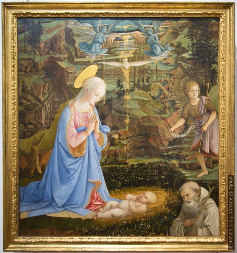 Adorazone del Bambino, Filippo Lippi, vers 1463. Photo © André M. Winter