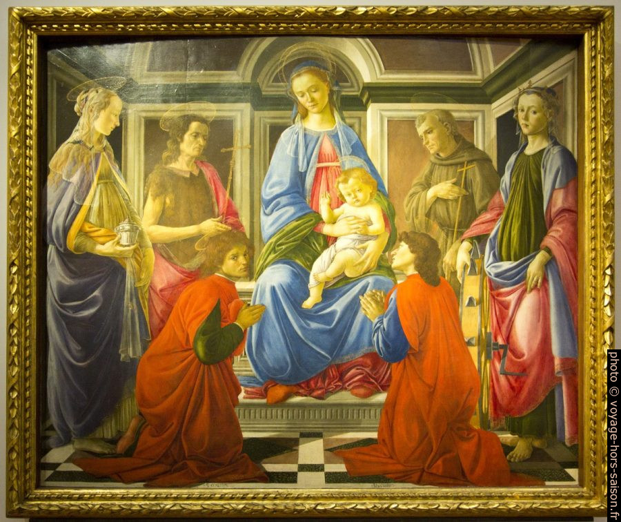 Madonna con il Bambino, Sandro Botticelli, vers 1468. Photo © André M. Winter