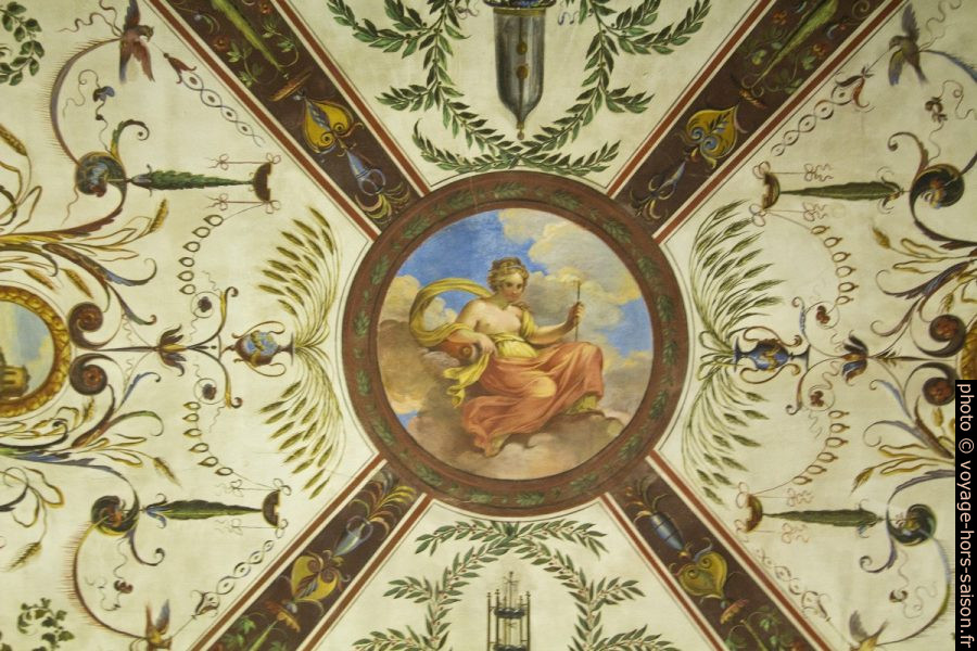 Détail des voûtes peintes des Galeries des Offices. Photo © André M. Winter