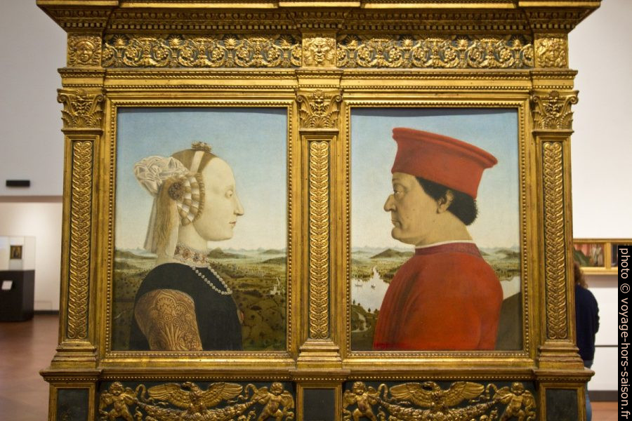 Double Portrait des ducs d'Urbino, Piero della Francesca, vers 1472. Photo © André M. Winter