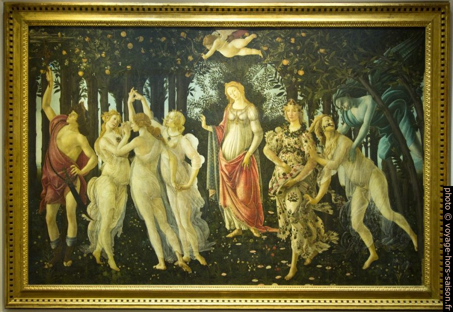 La Primavera, Botticelli, vers 1480. Photo © André M. Winter