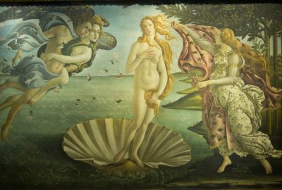 La Naissance de Vénus, Botticelli, vers 1485. Photo © André M. Winter