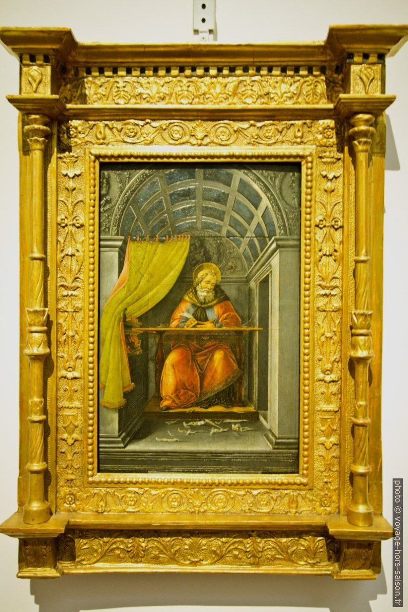 Sant'Agostino nello studio, Botticelli, vers 1490. Photo © André M. Winter