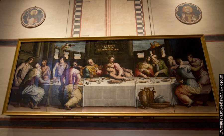 Ultima Cena, Giorgo Vasari, 16e siècle. Photo © André M. Winter