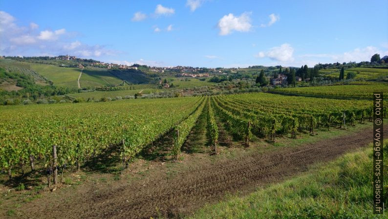 Vue sur Panzo in Chianti. Photo © André M. Winter