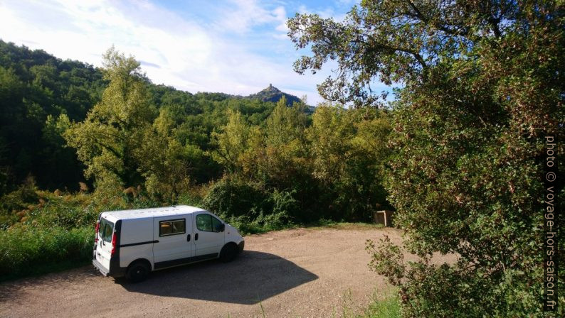 Notre Trafic sous les bassins de Bagno Vignoni. Photo © André M. Winter