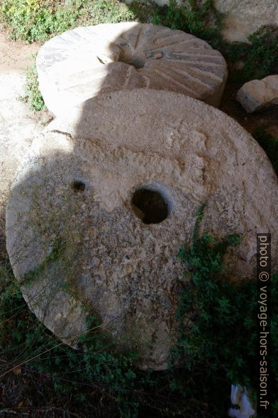 Roues de moulin à Bagno Vignoni. Photo © André M. Winter