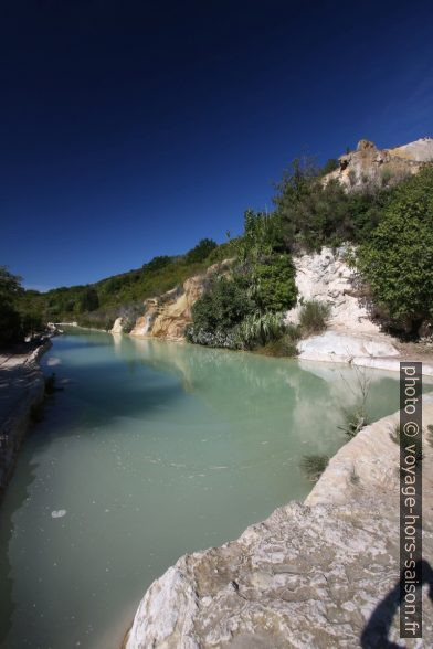 Bassin haut sous Bagno Vignoni. Photo © André M. Winter