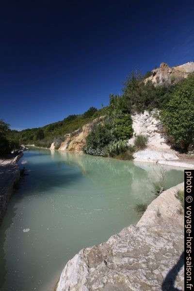 Bassin haut sous Bagno Vignoni. Photo © André M. Winter