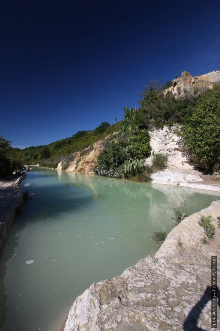 Bassin haut sous Bagno Vignoni. Photo © André M. Winter