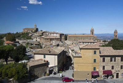 Montalcino vu de la Fortezza della Rocca. Photo © André M. Winter