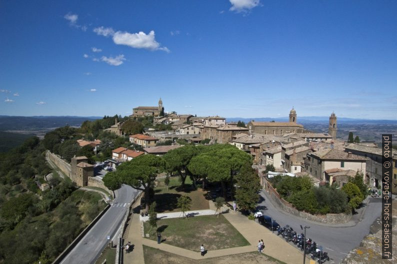 Montalcino vu de la Fortezza della Rocca. Photo © André M. Winter