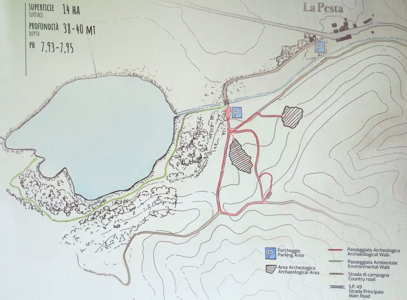 Plan du Lago dell'Accesa. Photo © André M. Winter