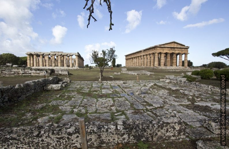 Basilica e Tempio di Nettuno a Paestum. Photo © André M. Winter