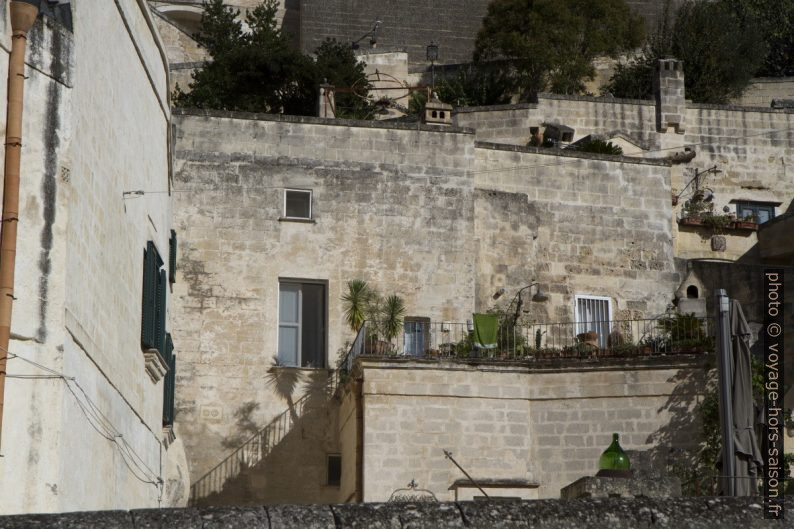 Maisons du Sasso Barisano à Matera. Photo © Alex Medwedeff