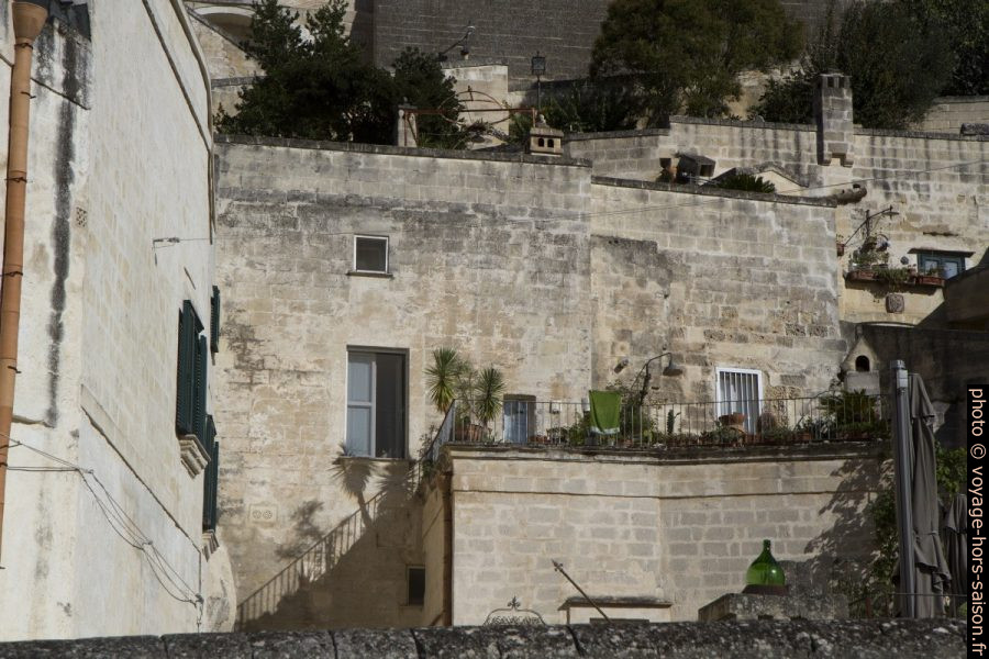Maisons du Sasso Barisano à Matera. Photo © Alex Medwedeff