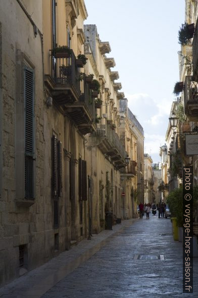 La Via Giuseppe Palmieri à Lecce. Photo © Alex Medwedeff