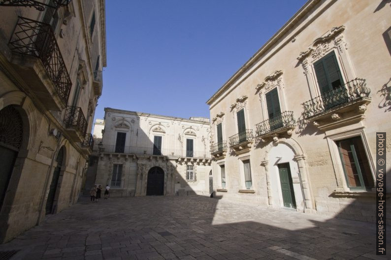 La Piazzeta Ignazio Falconieri à Lecce. Photo © André M. Winter