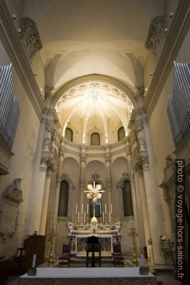 Chœur de la Basilica di Santa Croce de Lecce. Photo © André M. Winter